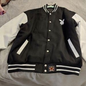 Rare Reversible Playboy Jacket black size XXL